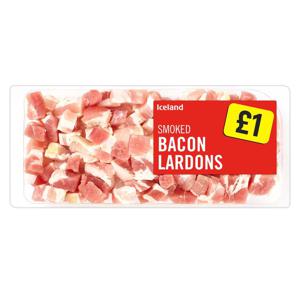 Iceland Smoked Bacon Lardons 170g