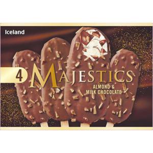 Iceland 4 Almond and Milk Chocolate Majestics 248g