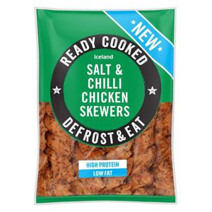 Iceland Salt and Chilli Chicken Skewers 340g