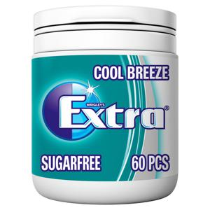 Extra Cool Breeze Chewing Gum Sugar Free Bottle 60 pieces