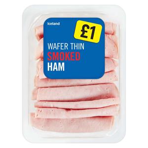 Iceland Wafer Thin Smoked Ham 160g