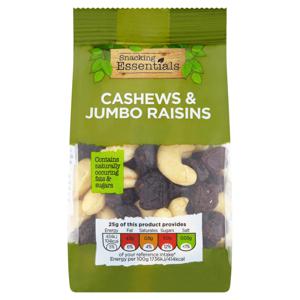 Snacking Essentials Cashews & Jumbo Raisins 150g