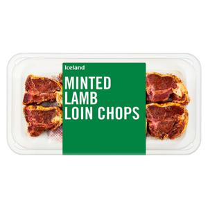 Iceland Minted Lamb Loin Chops 650g