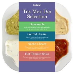 Iceland Tex Mex Dip Selection 400g