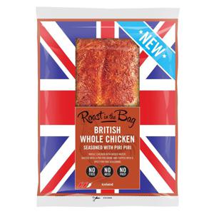 Iceland British Whole Chicken Seasoned with Piri Piri 1.5kg