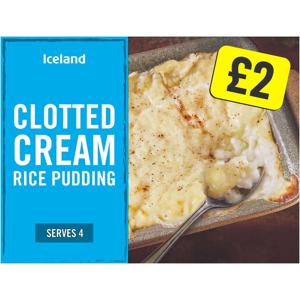 Iceland Clotted Cream Rice Pudding 400g