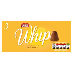 Nestle Whip Milk Chocolate & Caramel Multipack 27.8g 3 Pack