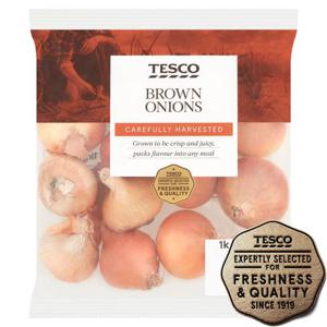 Tesco Brown Onions 1Kg