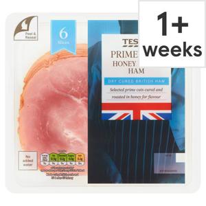 Tesco No Added Water Honey Roast Ham 125G