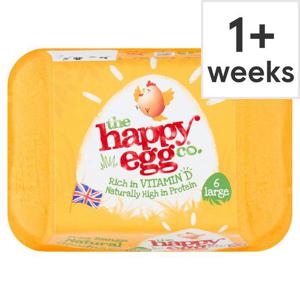 Happy Egg Co Large Free Range Eggs 6 Pack