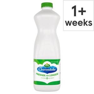 Cravendale Pure Filtered Semi Skimmed Milk 1L