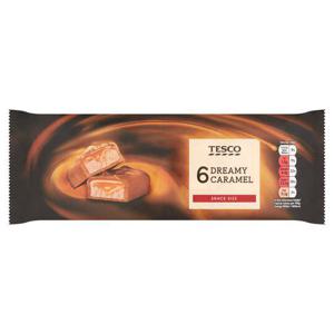 Tesco Dreamy Caramel Bars 6 X 40G