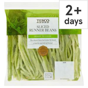 Tesco Traditional Sliced Runner Beans 160G