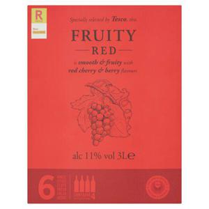 Tesco Fruity Red Bag In Box Wine 3 Litres