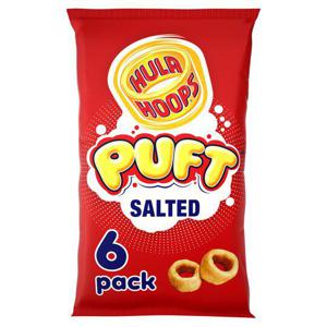 Hula Hoops Puft Salted 6X15g