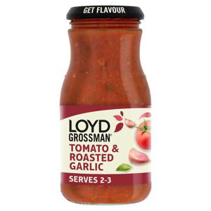 Loyd Grossman Tomato Roasted Garlic Pasta Sauce 350G