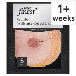 Tesco Finest Wiltshire Crumbed Ham 125G