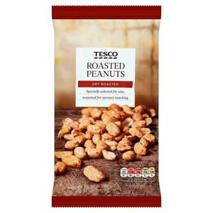 Tesco Dry Roasted Peanuts 550G