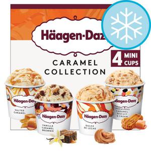 Haagen-Dazs Caramel Mini Cups 4 X 95Ml