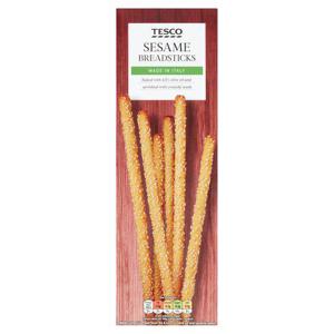 Tesco Sesame Breadsticks 125G