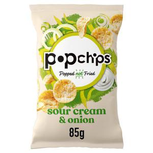 Popchips Sour Cream & Onion Potato Chips 85G