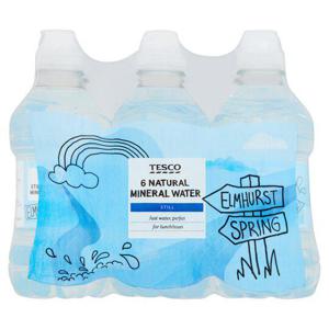 Tesco Still Mineral Water 6X330ml