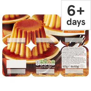 Tesco Creme Caramel 6X100g