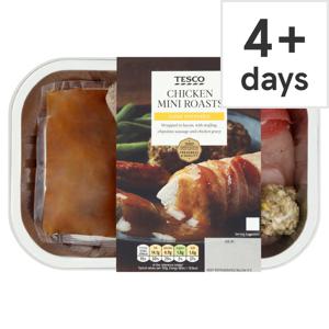 Tesco 2 Chicken Mini Roasts Stuffing & Gravy 438G