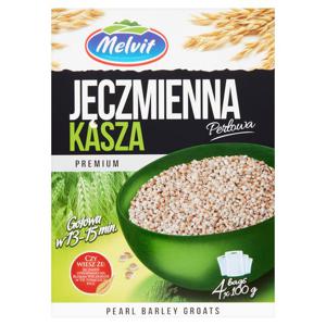 Melvit Pearl Barley Groats 4X100g