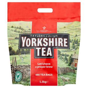 Yorkshire Teabags 480'S 1.5Kg