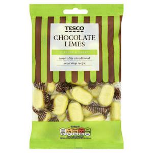 Tesco Chocolate Limes 200G