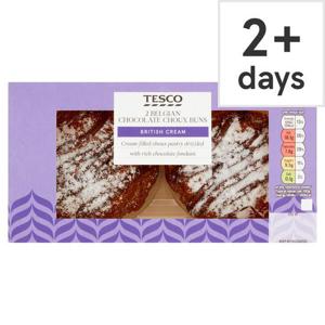 Tesco 2 Chocolate Choux Buns