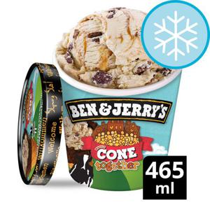 Ben & Jerry's Vanilla Ice Cream Chocolate Waffle Cone Salted Caramel 465Ml