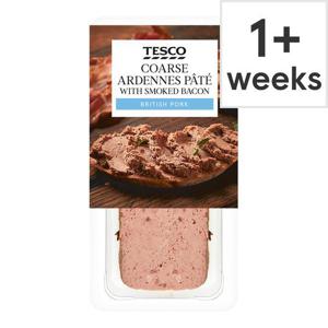 Tesco Ardennes & Smoked Bacon Pate 200G