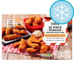 Tesco 25 Boneless Chicken Selection 560G