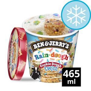 Ben & Jerry's Rain-Dough Cookie Dough Twist Ice Cream 465Ml