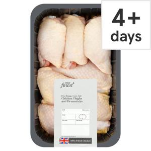 Tesco Finest British Cornfed Free Range Thigh & Drumsticks 1Kg