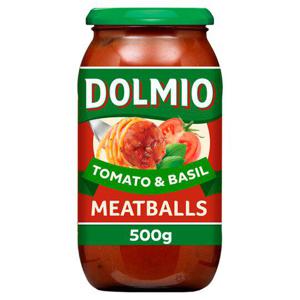 Dolmio Meatball Tomato & Basil Pasta Sauce 500G