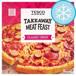 Tesco Takeaway Meat Feast Pizza 531G