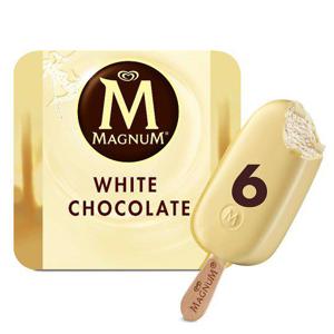 Magnum 6 Pack White Chocolate 660Ml