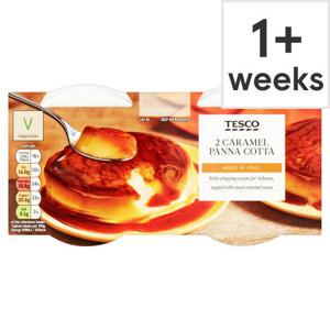 Tesco Caramel Panna Cotta 2X120g