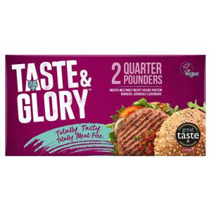 Taste & Glory Vegan 2 Quater Pounders 227G