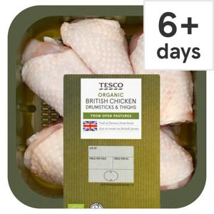 Tesco Organic Thighs & Drumsticks 500G