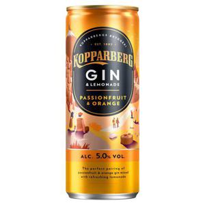 Kopparberg Gin Passion Fruit Orange & Lemonade 250Ml