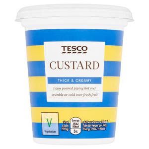 Tesco Custard Pot 400G