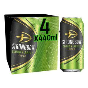 Strongbow Cloudy Apple Cider 4 X 440Ml