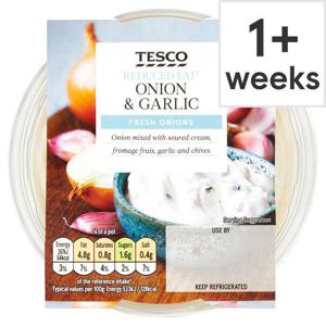 Tesco Reduced Fat Onion & Garlic Dip 200G