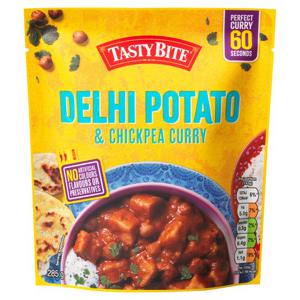 Tasty Bite Delhi Potato & Chickpea Curry 285G