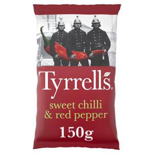 Tyrrells Crisps Sweet Chilli & Red Pepper Crisps 150G