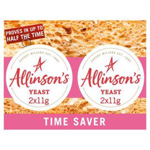 Allinson Time Saver Yeast 2X11g